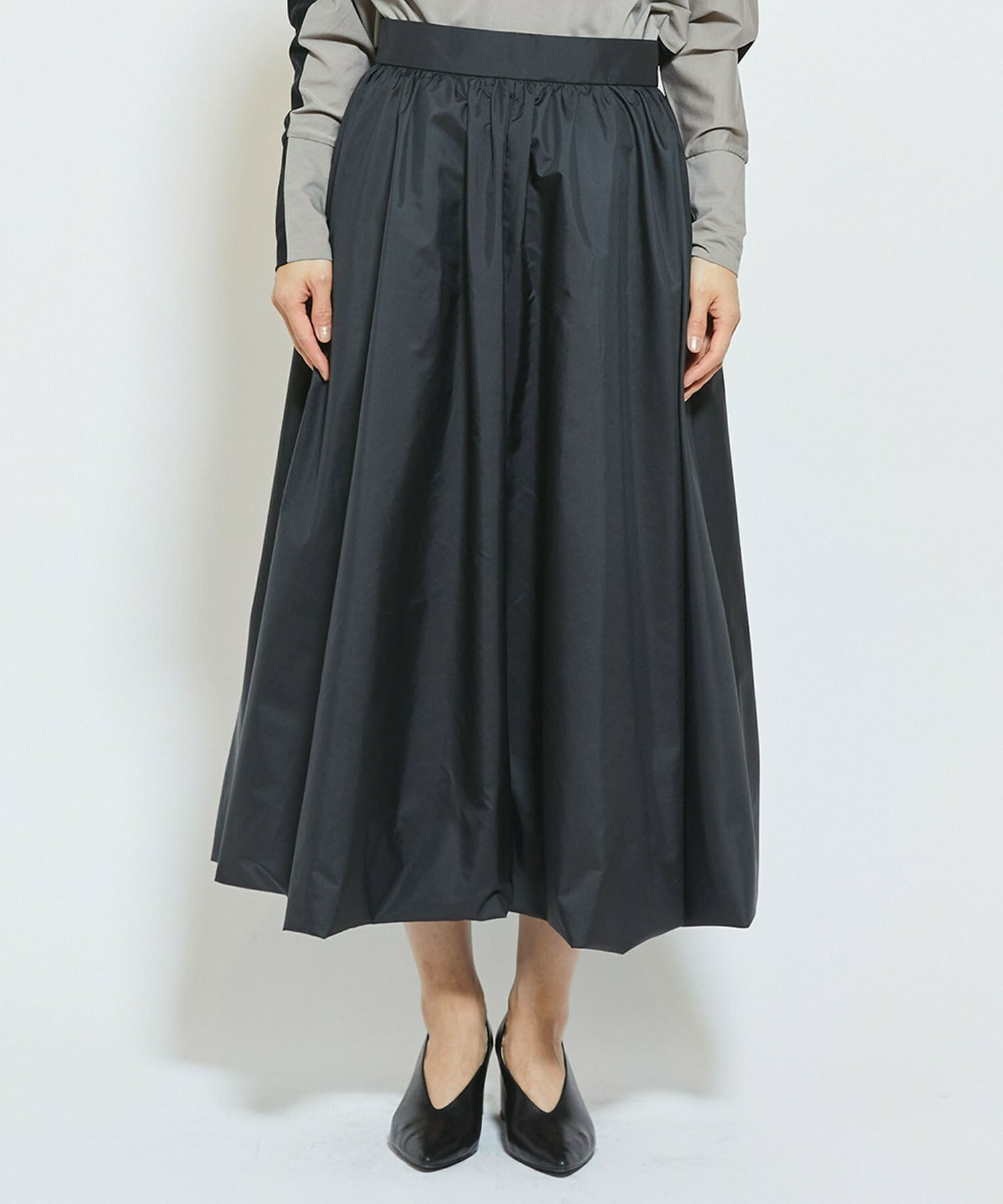 【MOGA Collection】MOGA Collection コンパクトポリバルーンスカート 詳細画像 ブラック 20