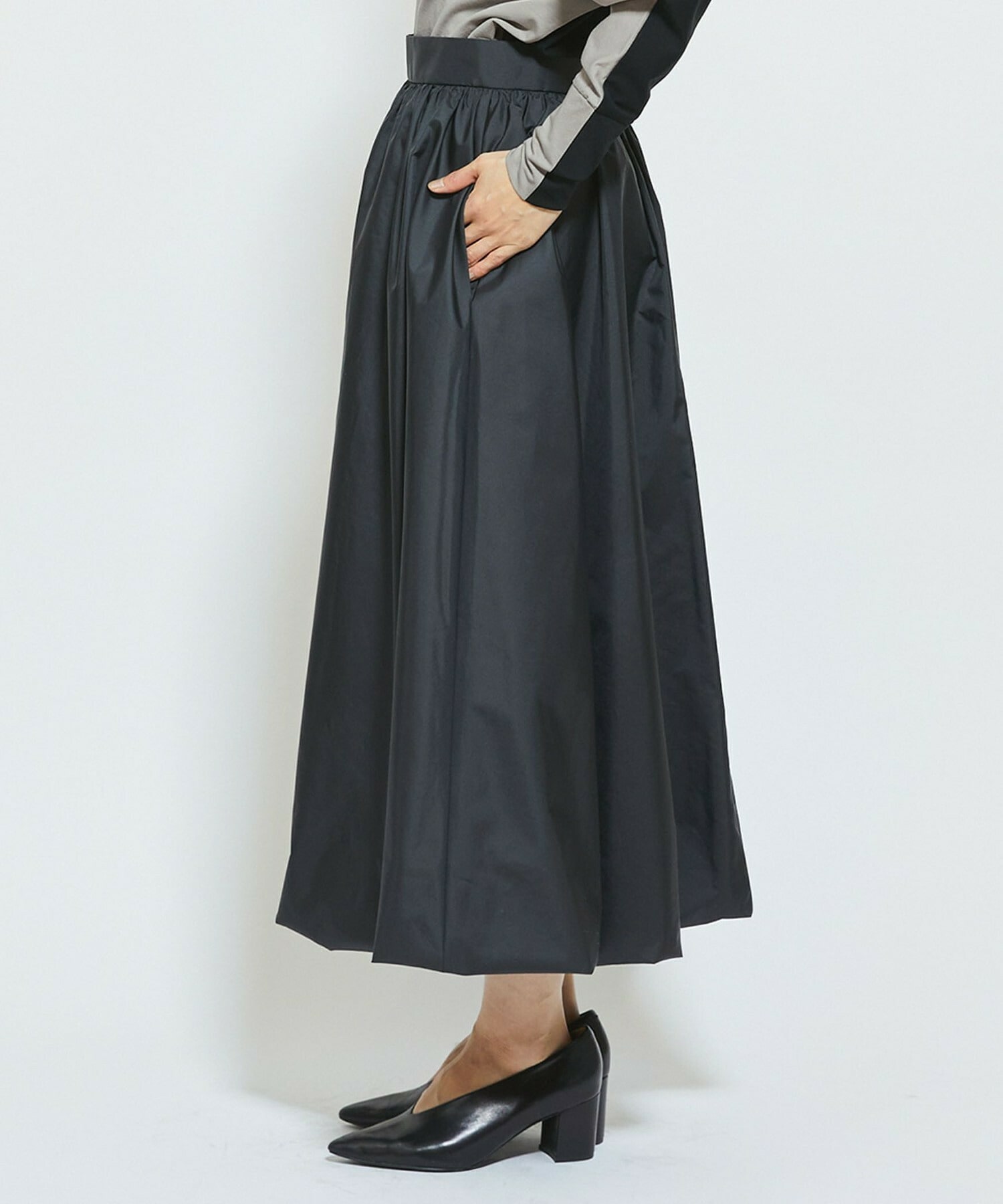 【MOGA Collection】MOGA Collection コンパクトポリバルーンスカート 詳細画像 ブラック 22