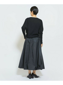 【MOGA Collection】MOGA Collection フレスカジャージードルマンスリーブカットソー 詳細画像 グレー&times;ブラック 14