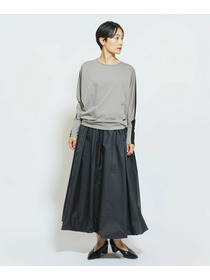 【MOGA Collection】MOGA Collection フレスカジャージードルマンスリーブカットソー 詳細画像 グレー&times;ブラック 19