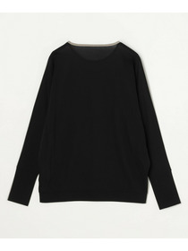 【MOGA Collection】MOGA Collection フレスカジャージードルマンスリーブカットソー 詳細画像 グレー&times;ブラック 25