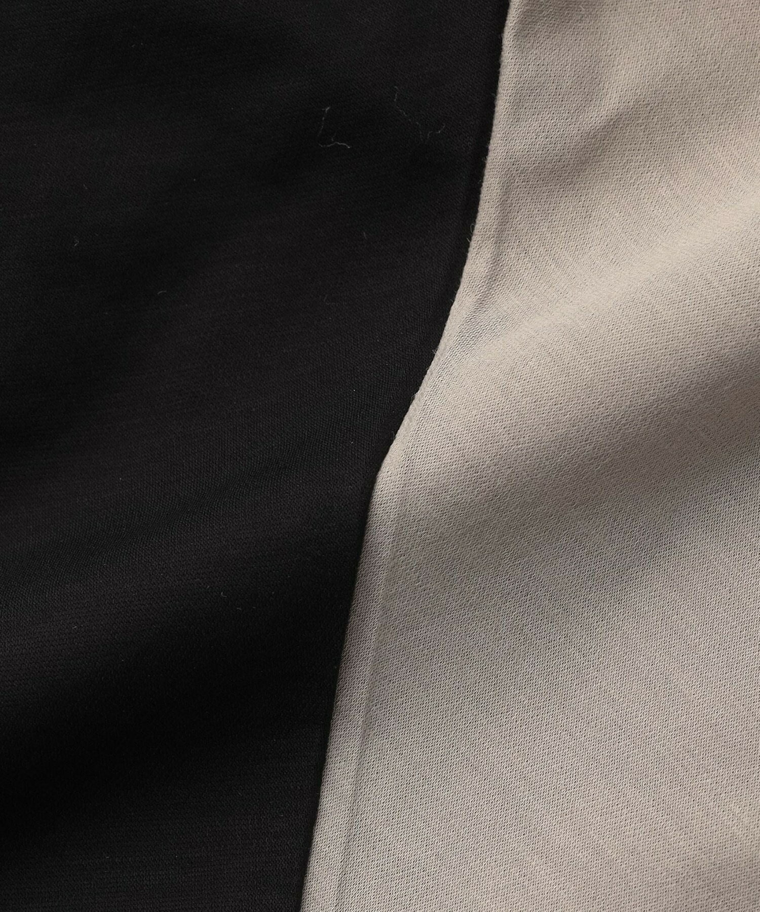 【MOGA Collection】MOGA Collection フレスカジャージードルマンスリーブカットソー 詳細画像 グレー&times;ブラック 29