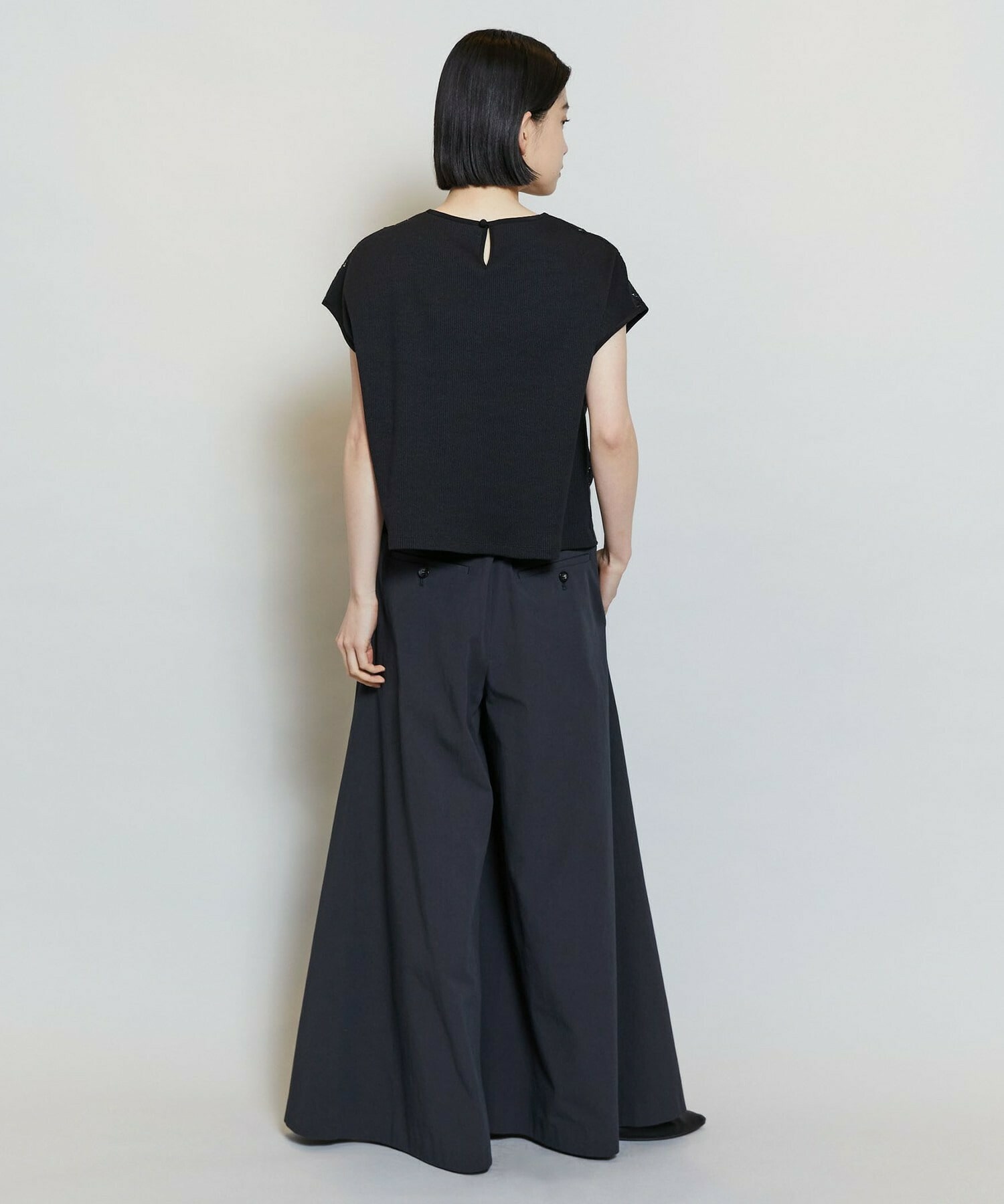 【MOGA】ラッセルレーストップス 詳細画像 ブラック 7