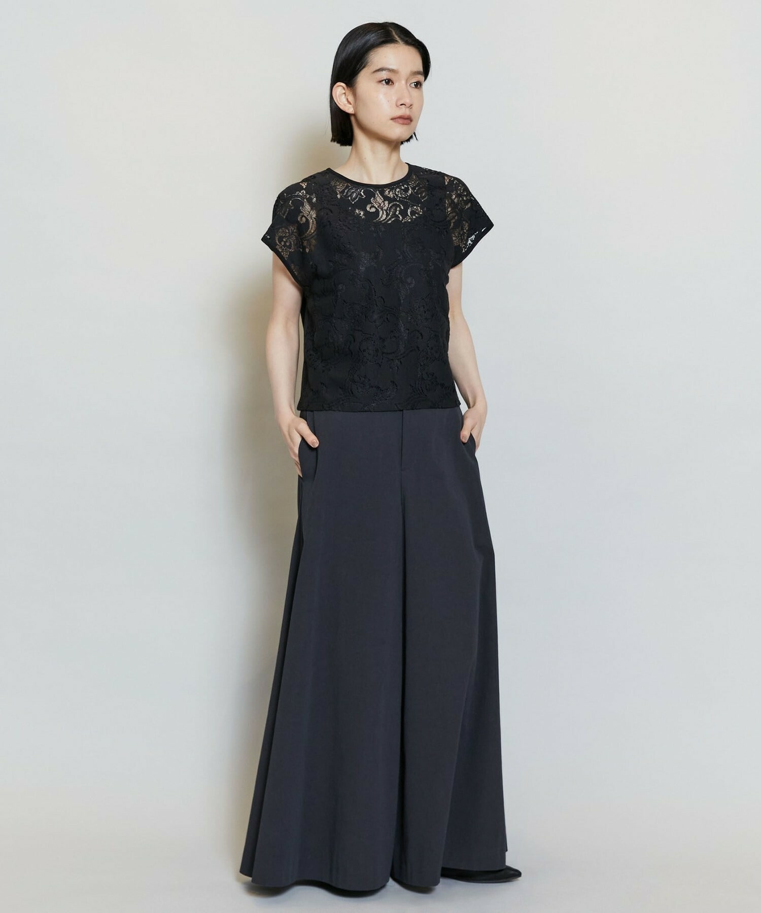 【MOGA】ラッセルレーストップス 詳細画像 ブラック 9