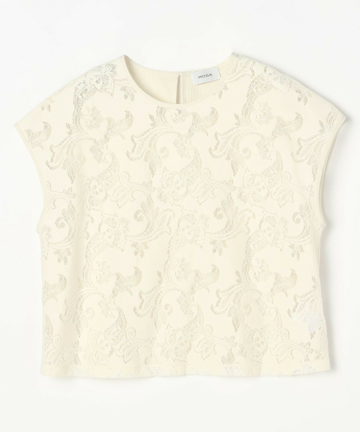 【MOGA】ラッセルレーストップス 詳細画像 アイボリー 2