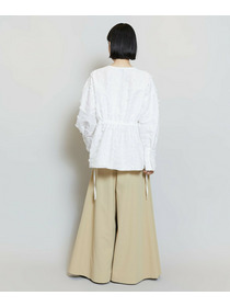 【MOGA】リボンテープジャガードブラウス 詳細画像 ブラック 16