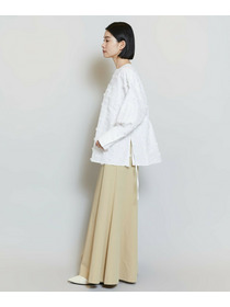 【MOGA】リボンテープジャガードブラウス 詳細画像 ブラック 17