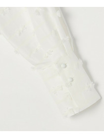 【MOGA】リボンテープジャガードブラウス 詳細画像 ブラック 27