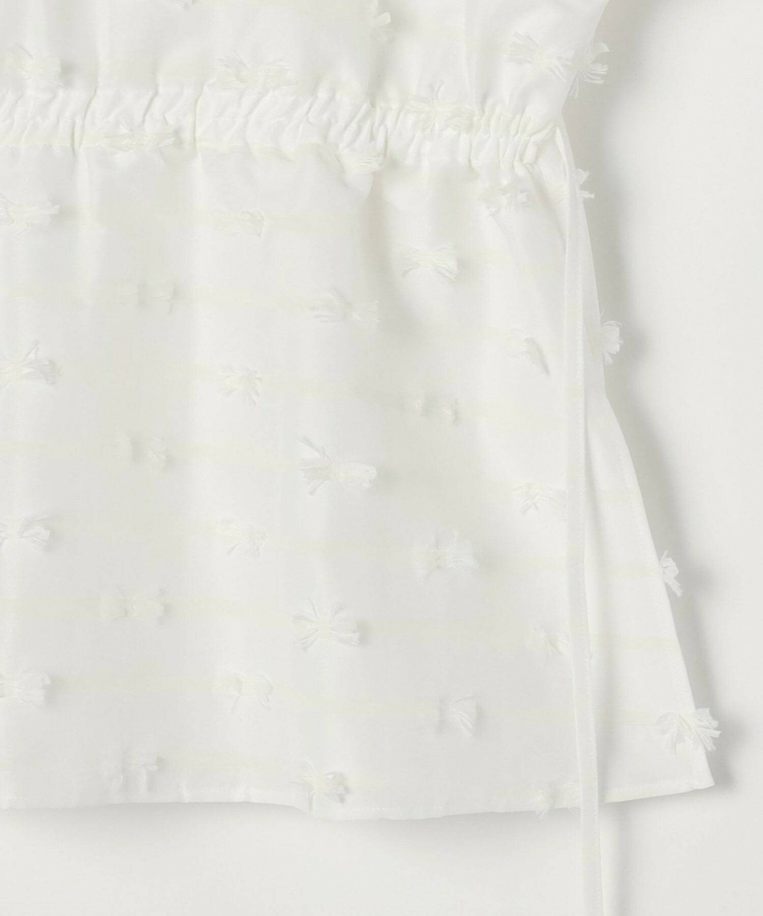 【MOGA】リボンテープジャガードブラウス 詳細画像 ブラック 26