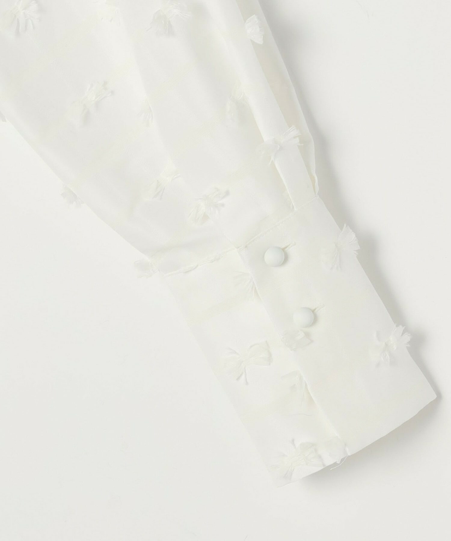 【MOGA】リボンテープジャガードブラウス 詳細画像 ブラック 27