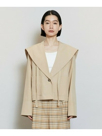 【MOGA】ライトグログランセーラージャケット 詳細画像 ブラック 20