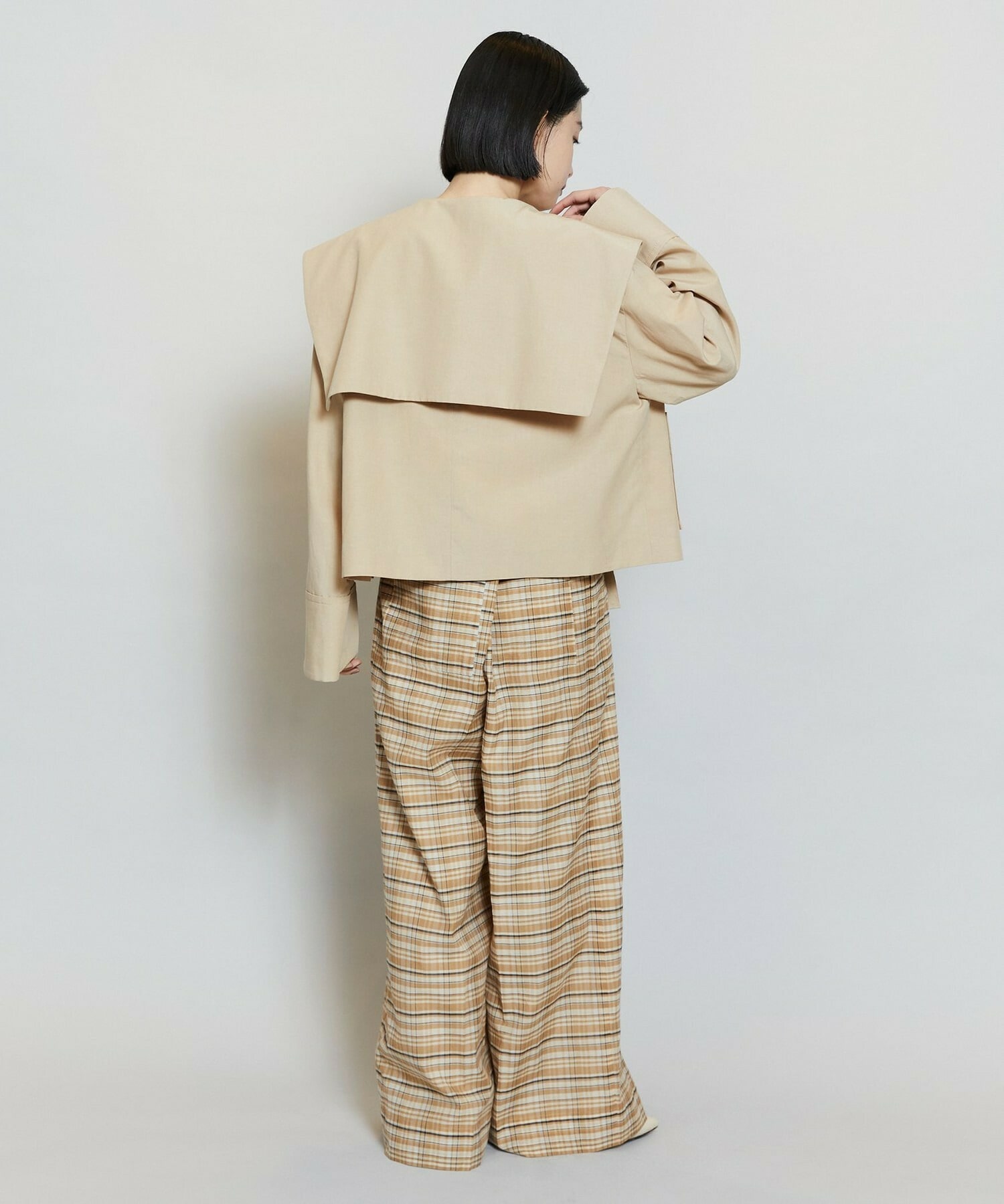 【MOGA】ライトグログランセーラージャケット 詳細画像 ブラック 16