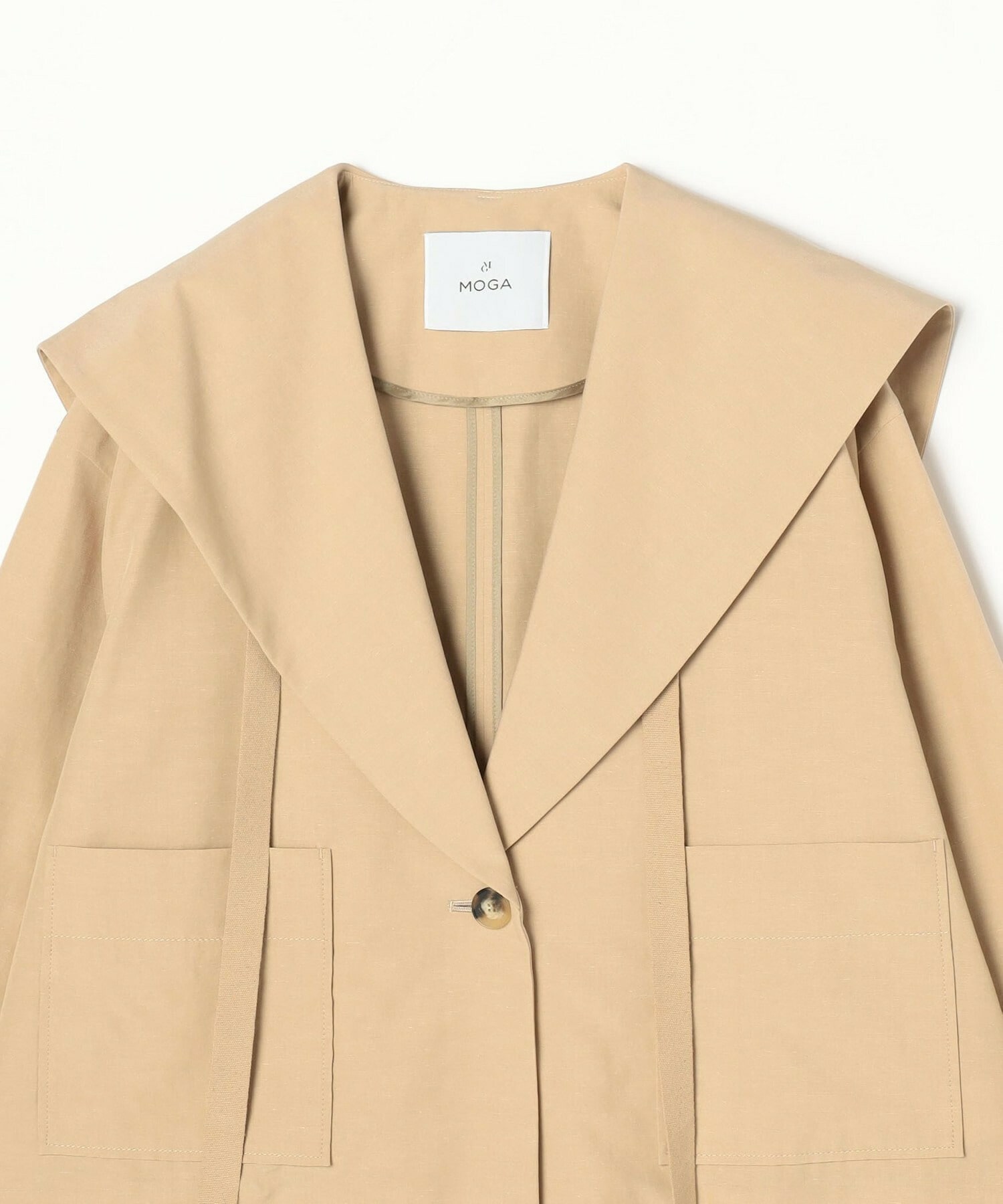 【MOGA】ライトグログランセーラージャケット 詳細画像 ブラック 26