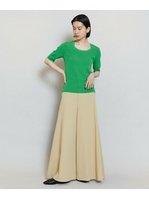 【MOGA】コンパクトツイルワイドフレアーパンツ 詳細画像 ベージュ 15