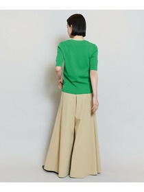 【MOGA】コンパクトツイルワイドフレアーパンツ 詳細画像 ベージュ 17