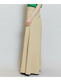 【MOGA】コンパクトツイルワイドフレアーパンツ 詳細画像 ベージュ 20