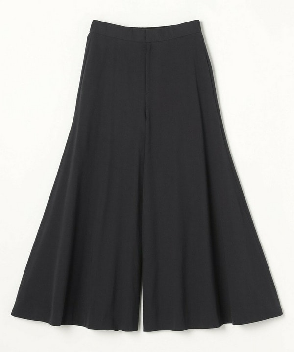 コンパクトツイルワイドフレアーパンツ 詳細画像 ダークネイビー 2