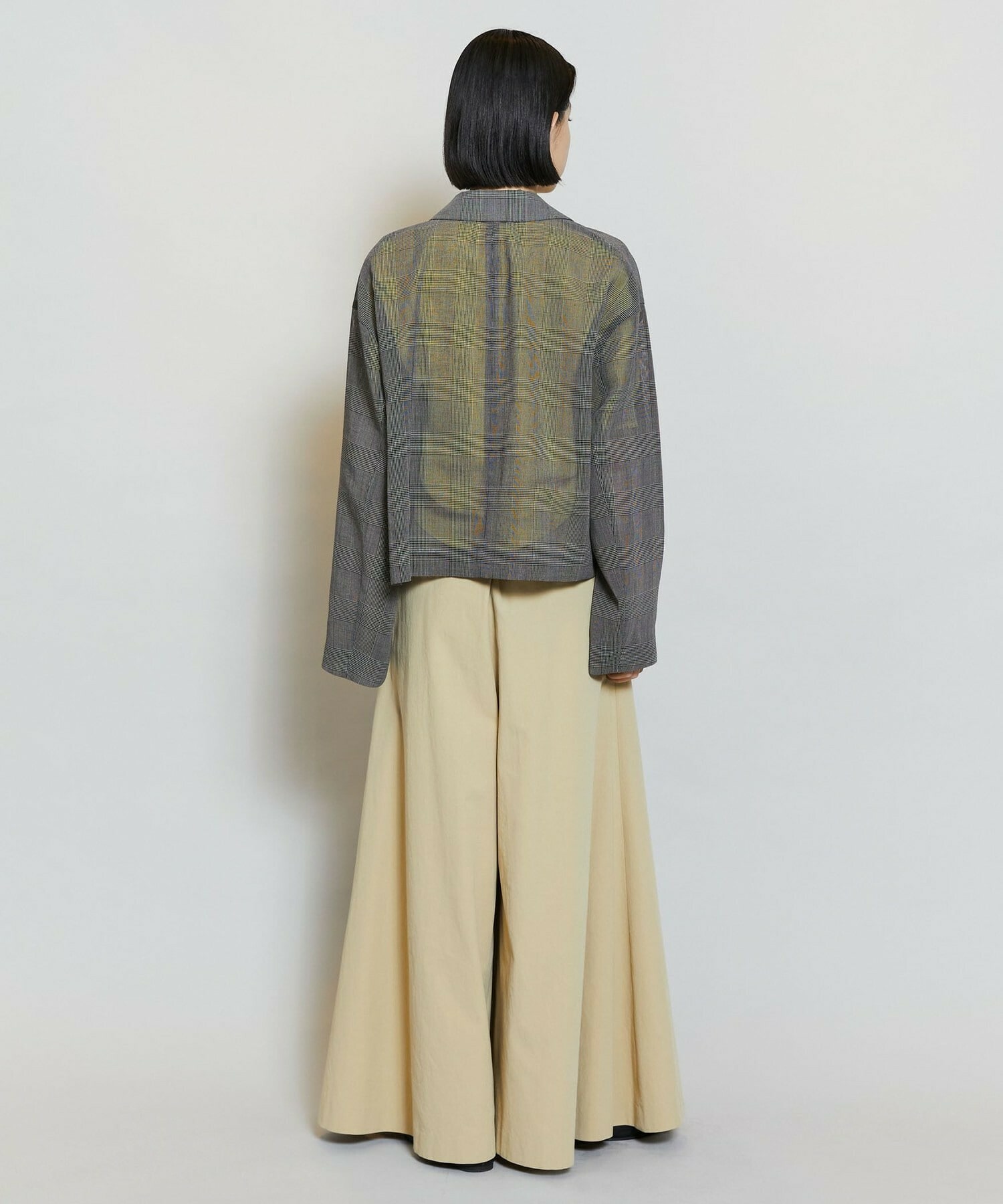 【MOGA】コンパクトツイルワイドフレアーパンツ 詳細画像 ベージュ 2