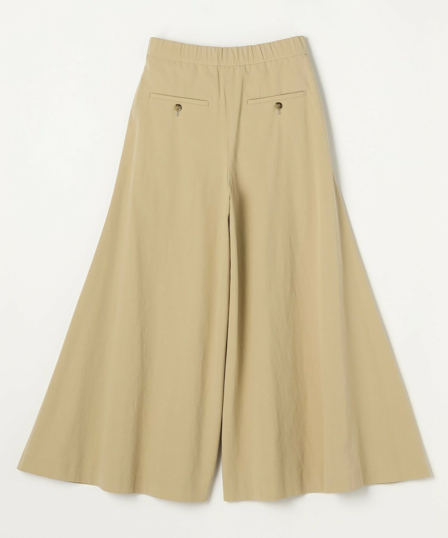 【MOGA】コンパクトツイルワイドフレアーパンツ 詳細画像 ベージュ 24