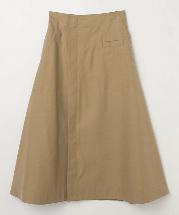 テンセルコットンツイルスカート 詳細画像 ベージュ 2