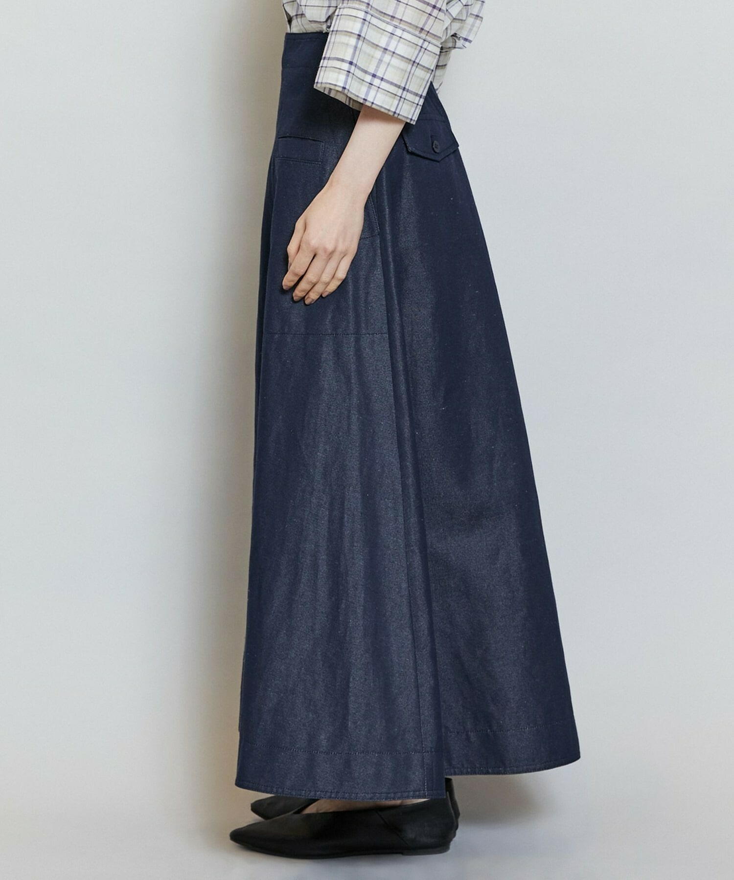 【MOGA】C/Liデニムスカート 詳細画像 ネイビー 16