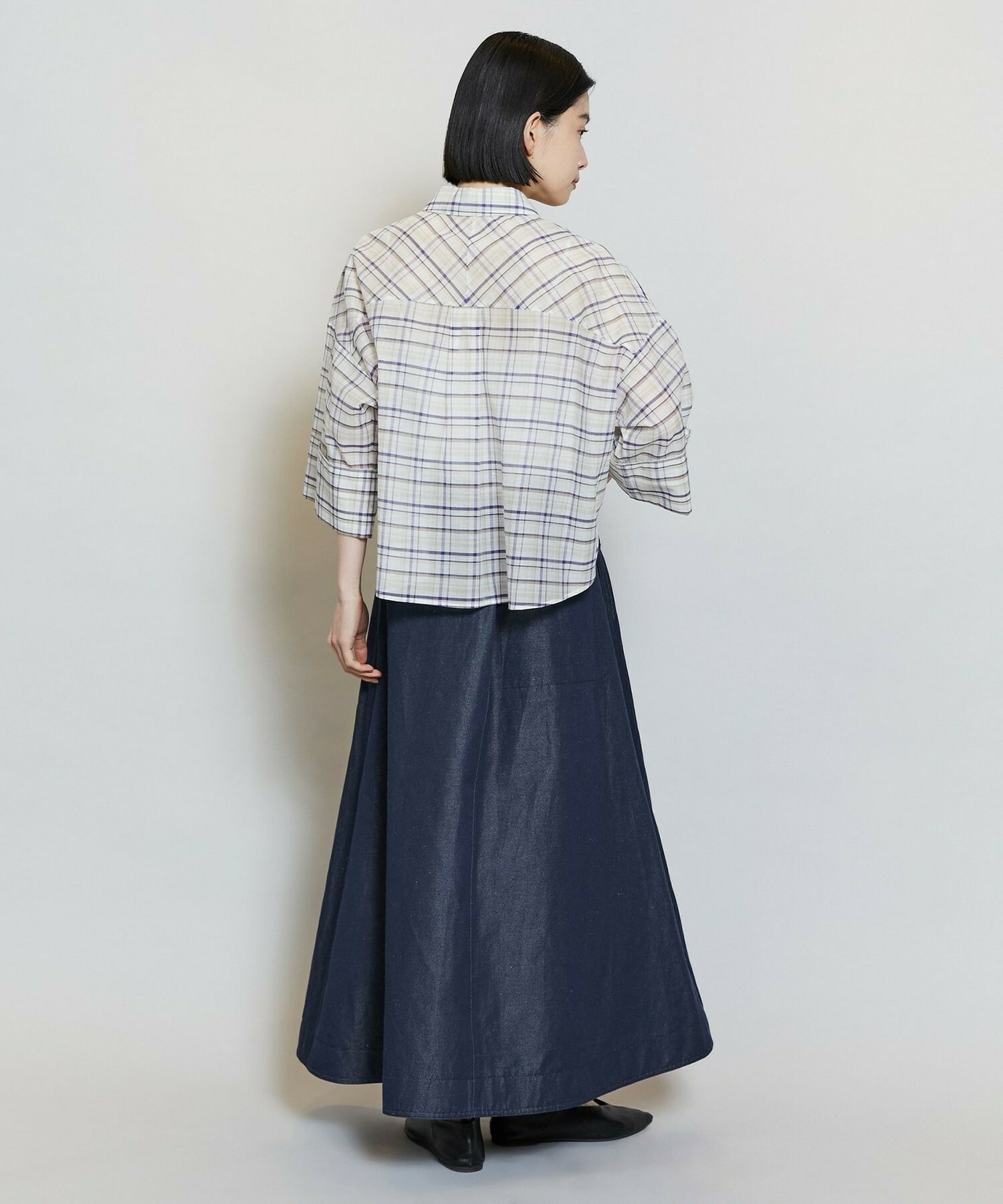 【MOGA】C/Liデニムスカート 詳細画像 ネイビー 8