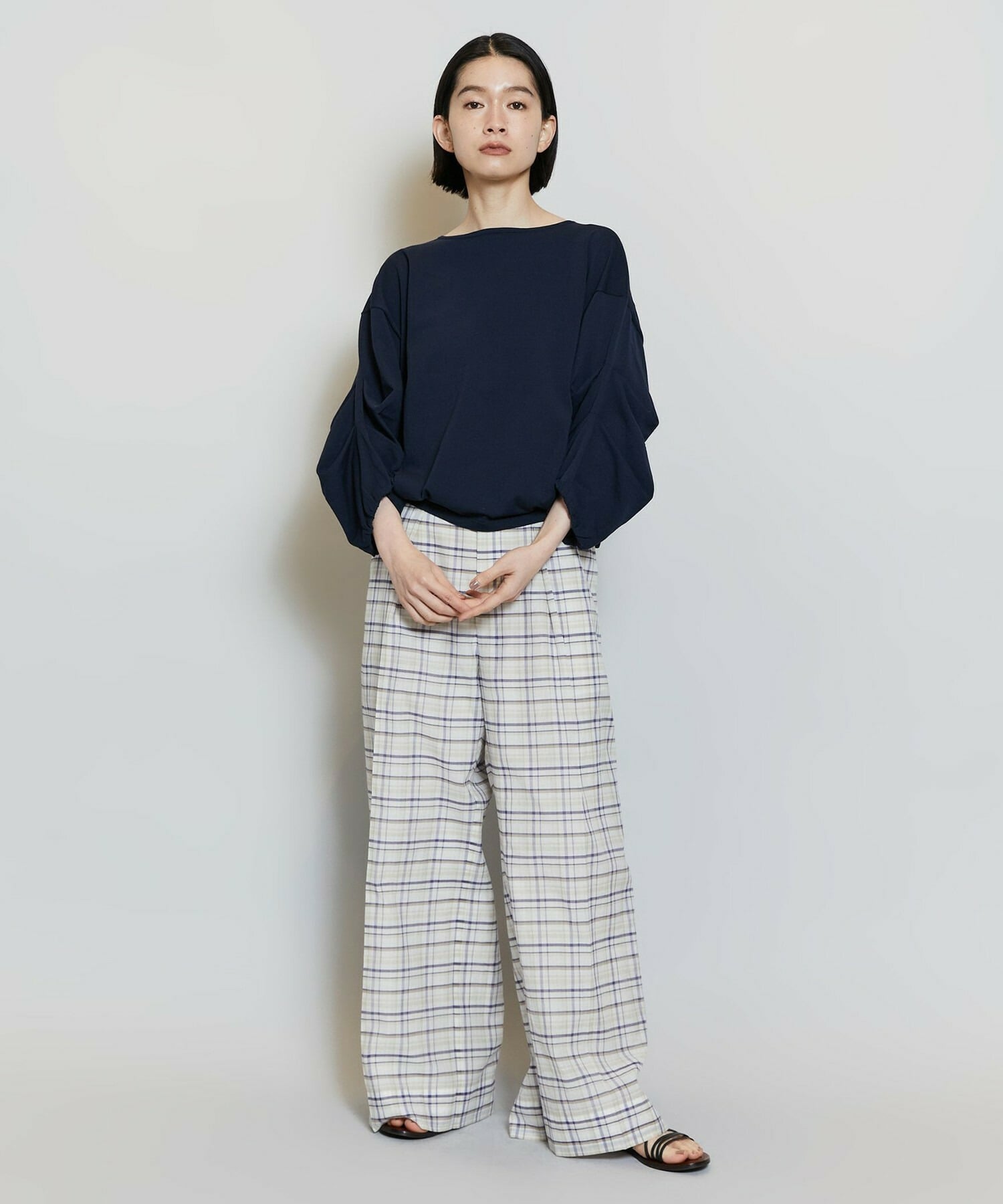 【MOGA】キアロスクーロニットトップス 詳細画像 パープル 11