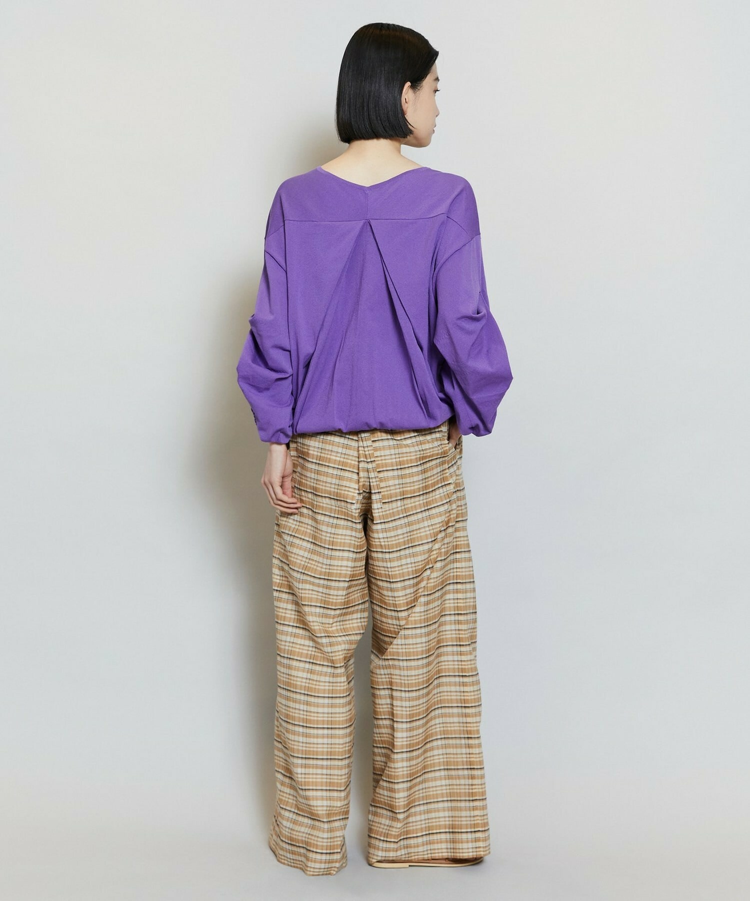 【MOGA】キアロスクーロニットトップス 詳細画像 パープル 17