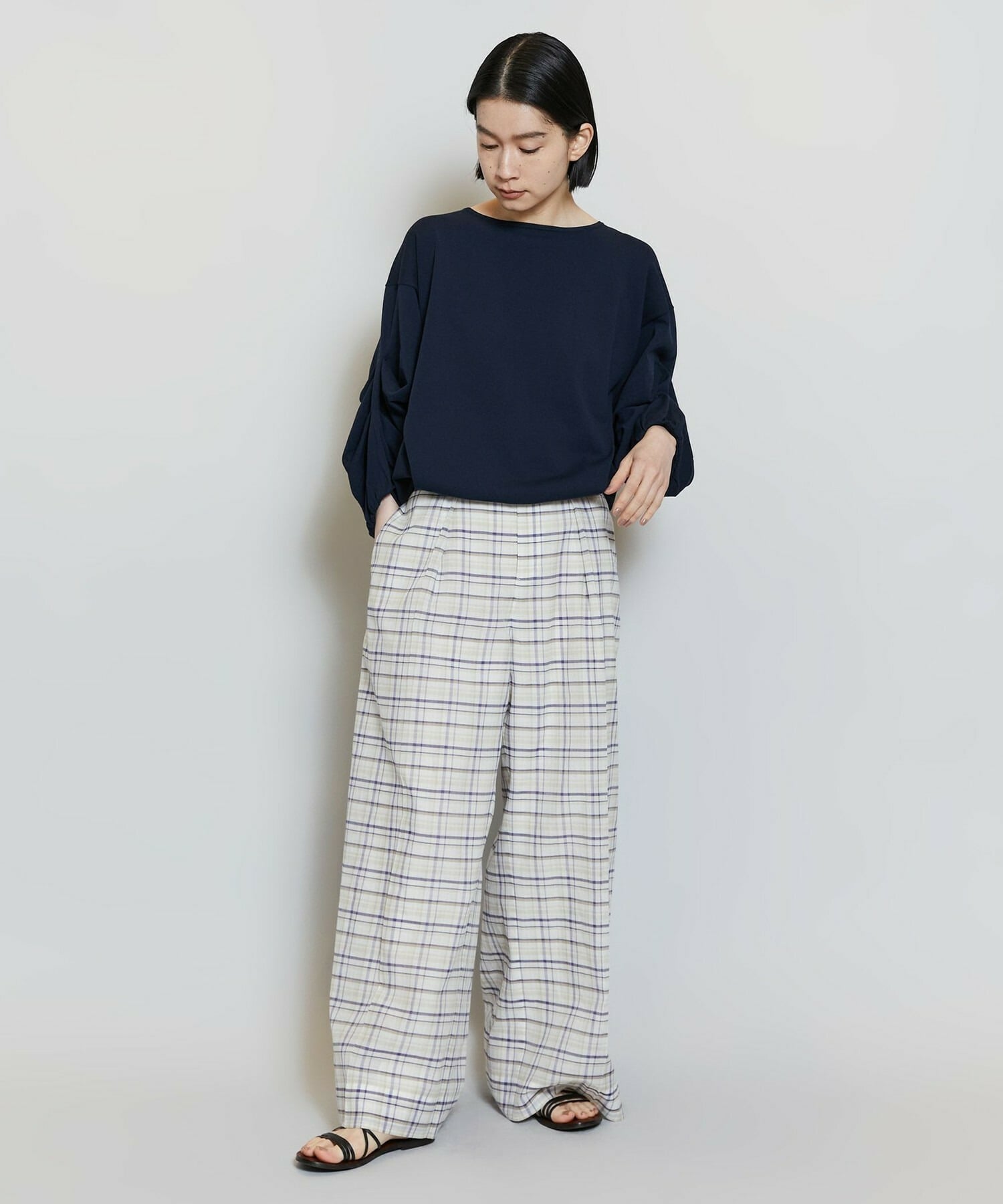 【MOGA】キアロスクーロニットトップス 詳細画像 パープル 2