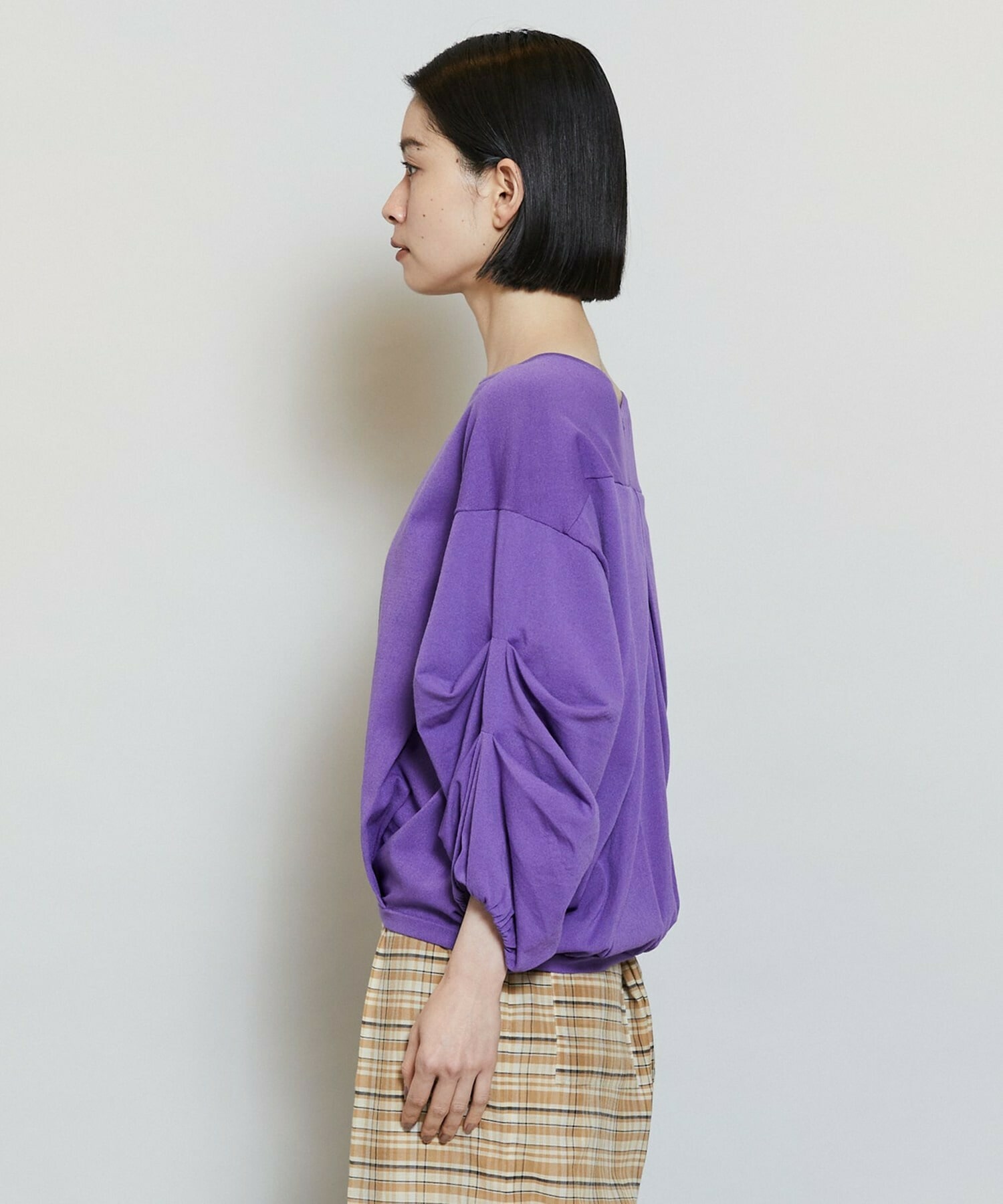 【MOGA】キアロスクーロニットトップス 詳細画像 パープル 22