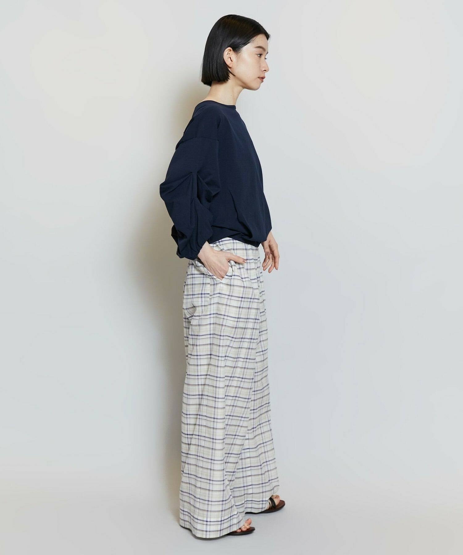 【MOGA】キアロスクーロニットトップス 詳細画像 パープル 5