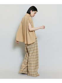 【MOGA】レーヨンナイロンクレープギャザーニットトップス 詳細画像 ネイビー 18