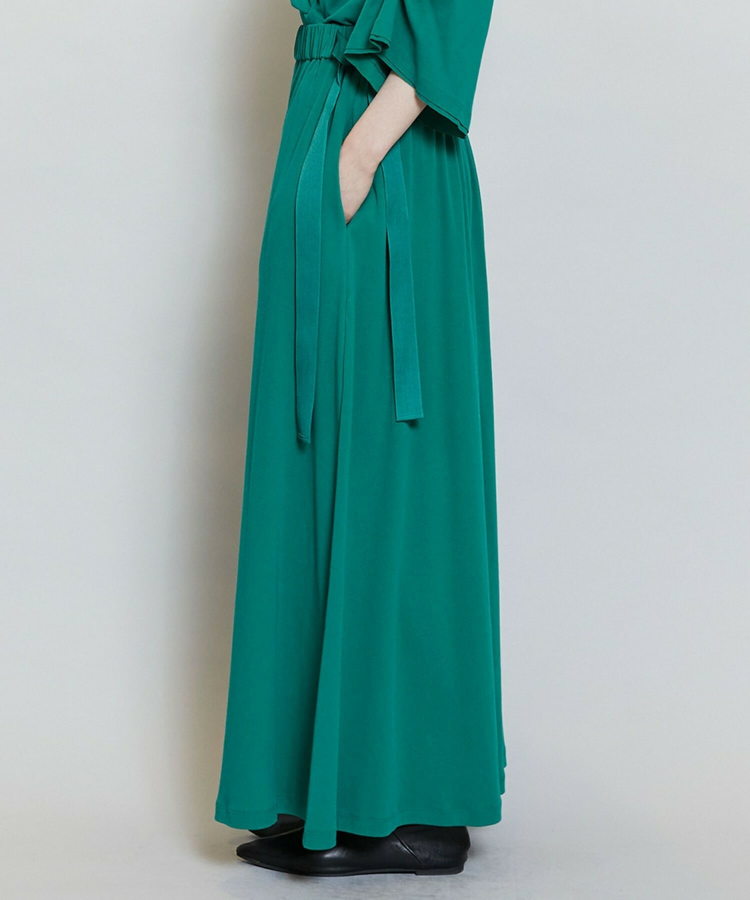 【MOGA】フレスカビンテージギャザーフレアースカート 詳細画像 グリーン 10