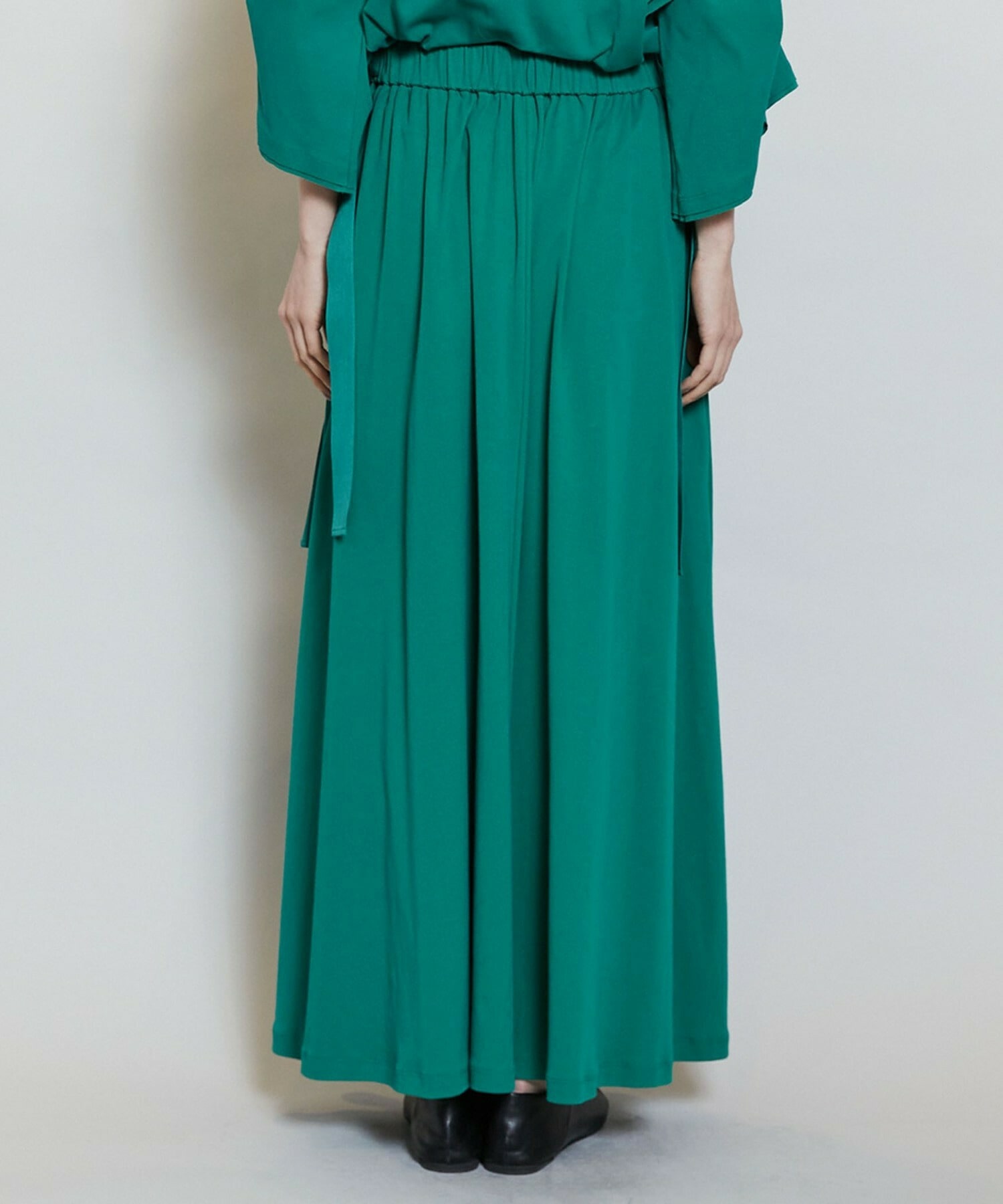 【MOGA】フレスカビンテージギャザーフレアースカート 詳細画像 グリーン 11