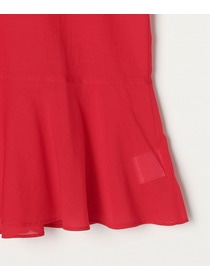 【feerique】feerique コットンポリシフォンAラインシルエットブラウス 詳細画像 ダークネイビー 28