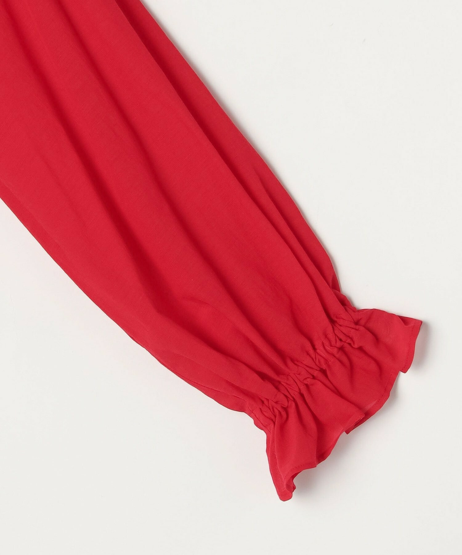 【feerique】feerique コットンポリシフォンAラインシルエットブラウス 詳細画像 ダークネイビー 27