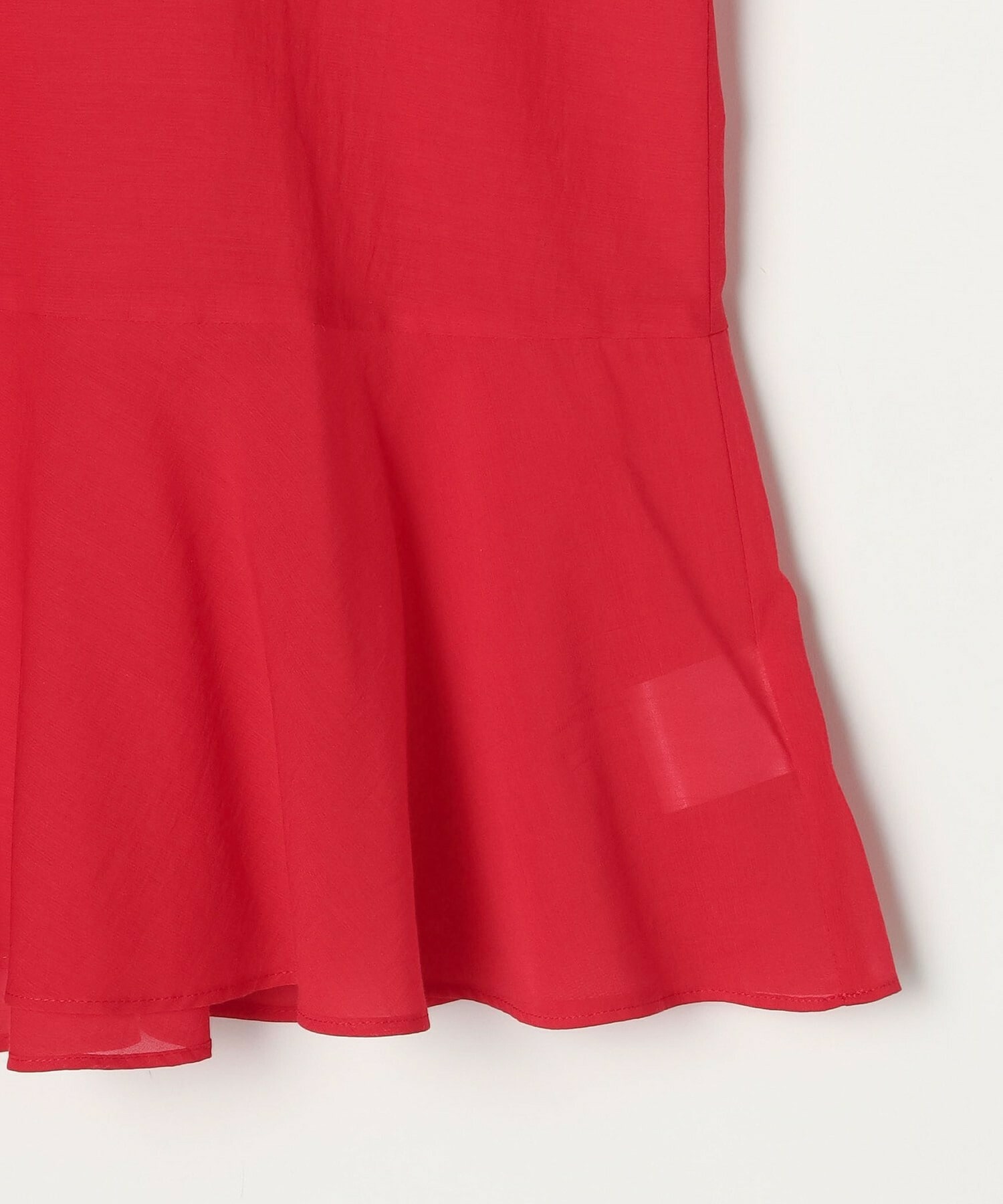 【feerique】feerique コットンポリシフォンAラインシルエットブラウス 詳細画像 ダークネイビー 28