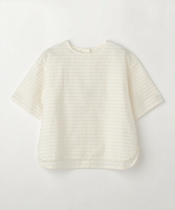 【feerique】feerique ドビーボーダーブラウス