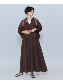 【feerique】feerique レースコットン混シャツ 詳細画像 ブラウン 23
