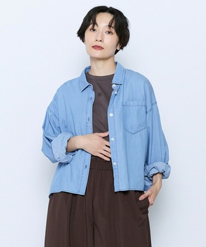 【feerique】feerique 3OZデニムシャツ 詳細画像 サックスブルー 1