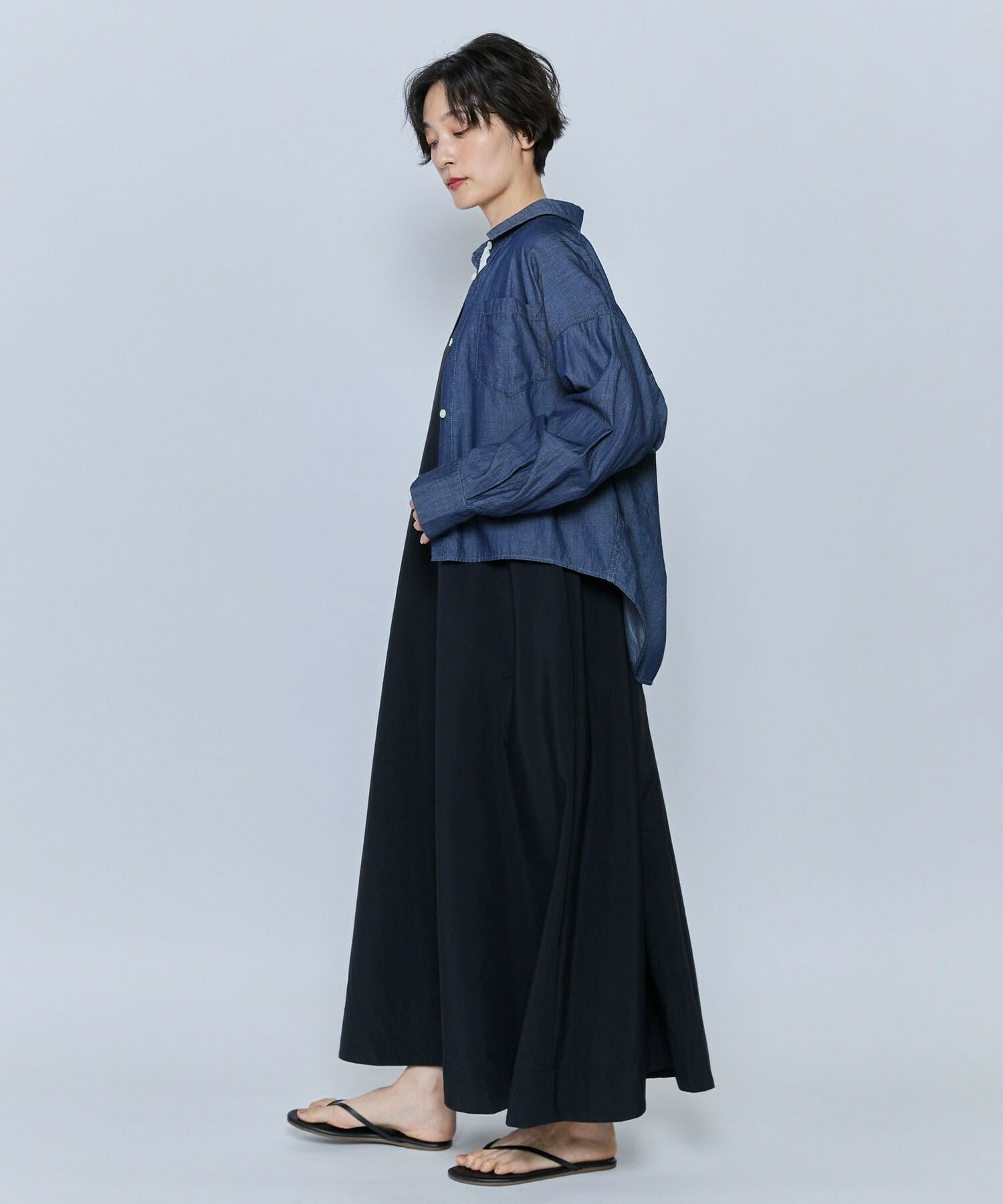 【feerique】feerique 3OZデニムシャツ 詳細画像 ブルー 16