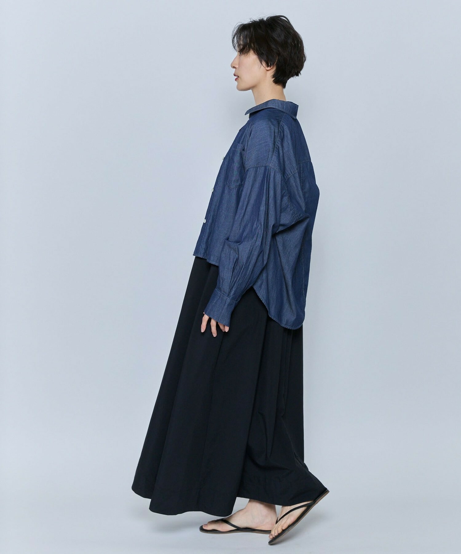 【feerique】feerique 3OZデニムシャツ 詳細画像 ブルー 17