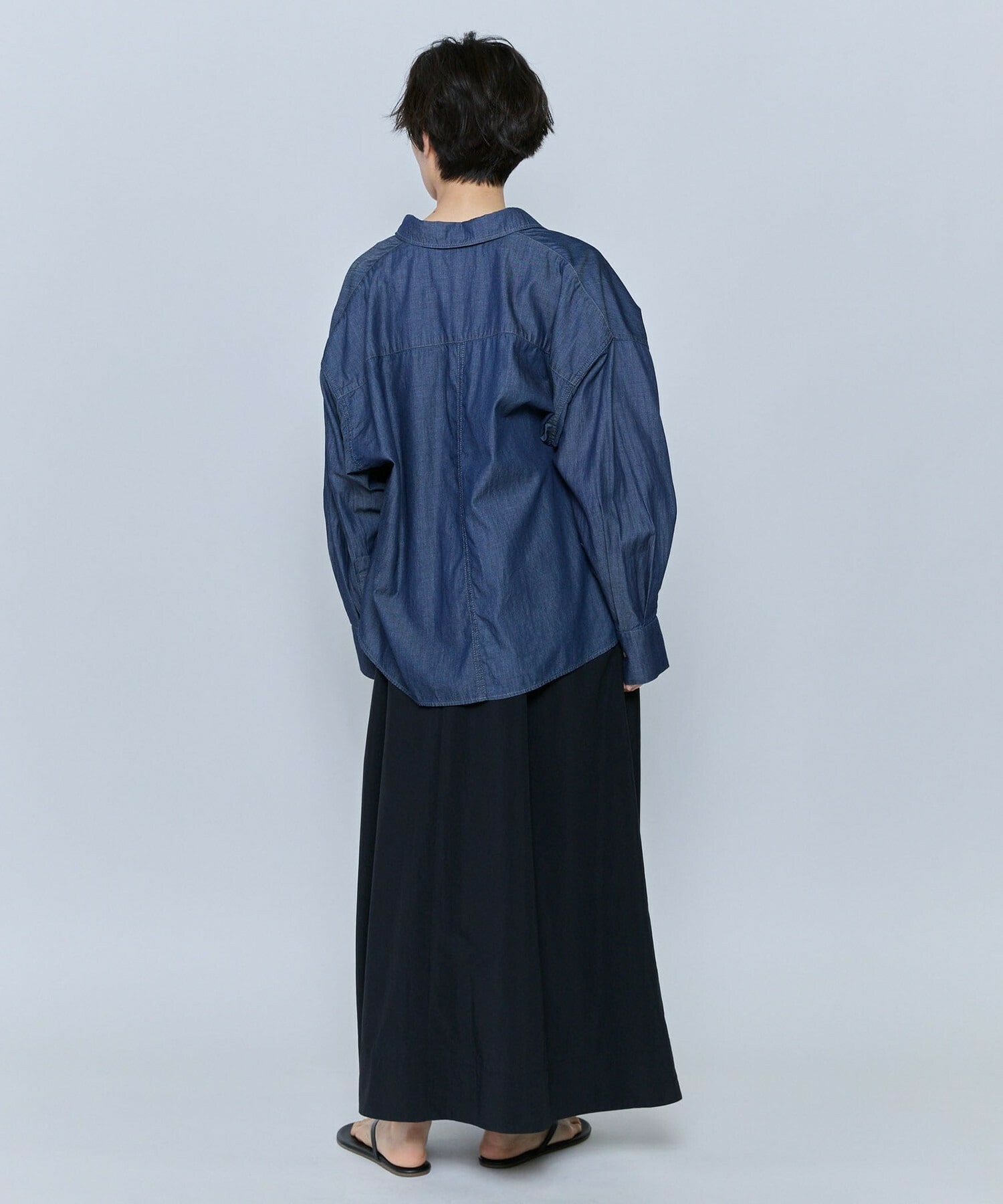 【feerique】feerique 3OZデニムシャツ 詳細画像 ブルー 18