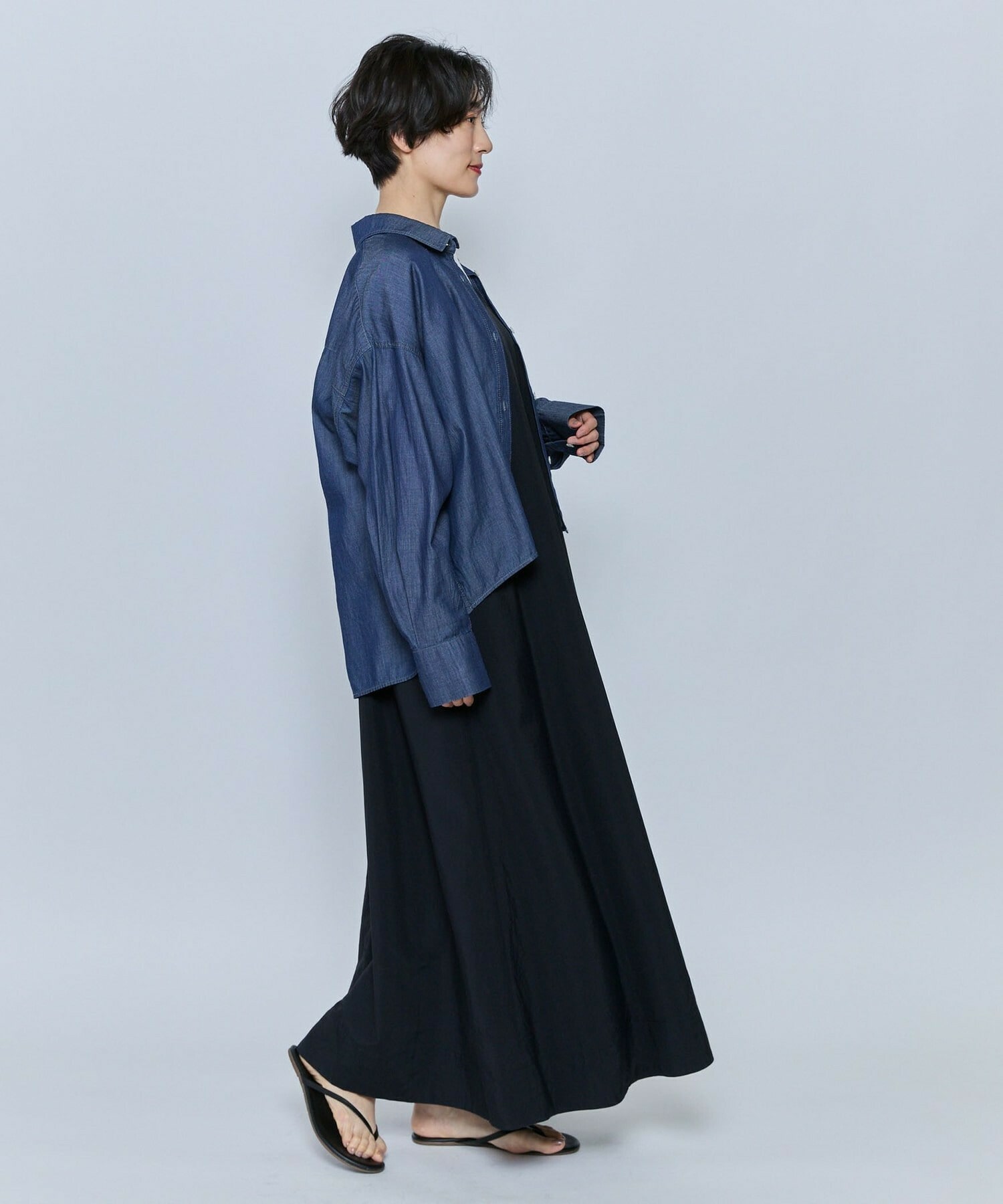 【feerique】feerique 3OZデニムシャツ 詳細画像 ブルー 21