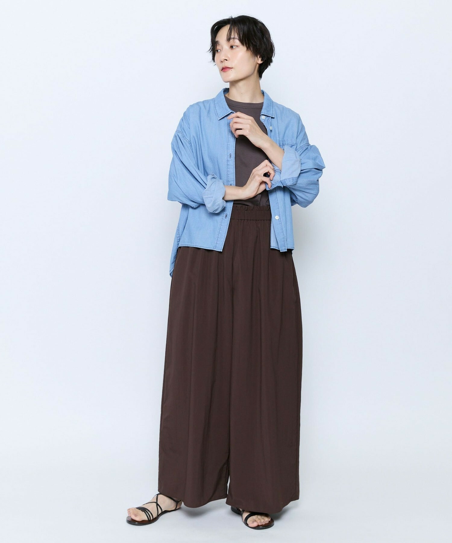 【feerique】feerique 3OZデニムシャツ 詳細画像 ブルー 5