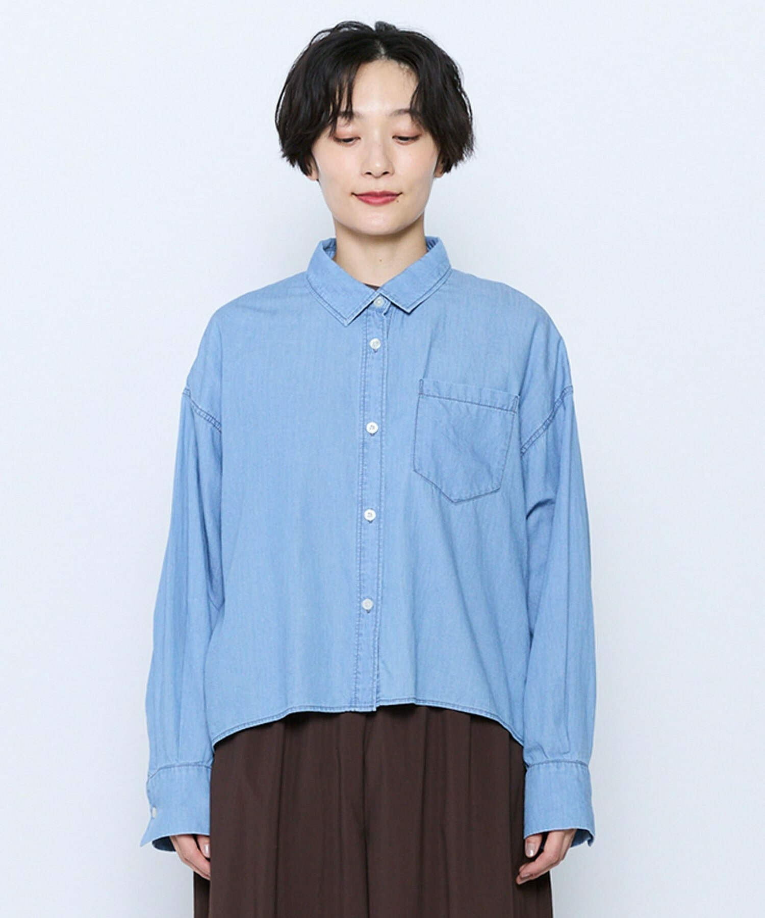 【feerique】feerique 3OZデニムシャツ 詳細画像 ブルー 7