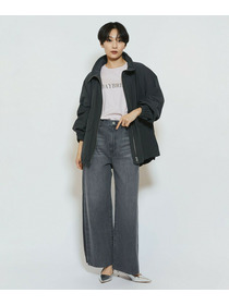 【feerique】feerique 綿ナイロンクロスマウンテンパーカー 詳細画像 チャコールグレー 2