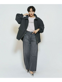 【feerique】feerique 綿ナイロンクロスマウンテンパーカー 詳細画像 チャコールグレー 3