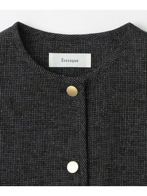 【feerique】feerique カラミツイードノーカラージャケット 詳細画像 キナリ 25