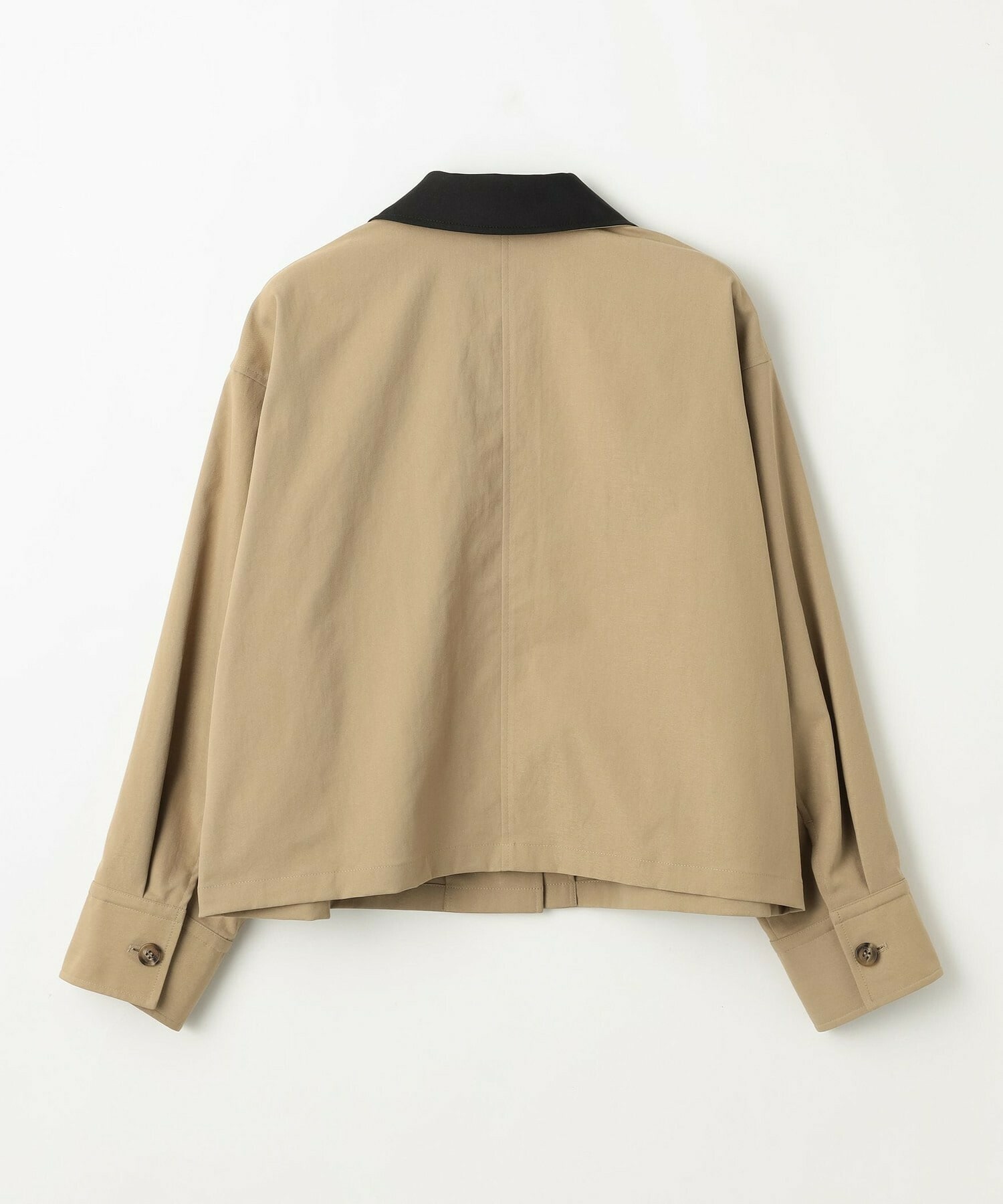 【feerique】feerique ポリエステルツイルワイドクロップドジャケット 詳細画像 チャコールグレー 22